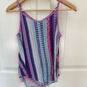 stretchy multicolor tank top